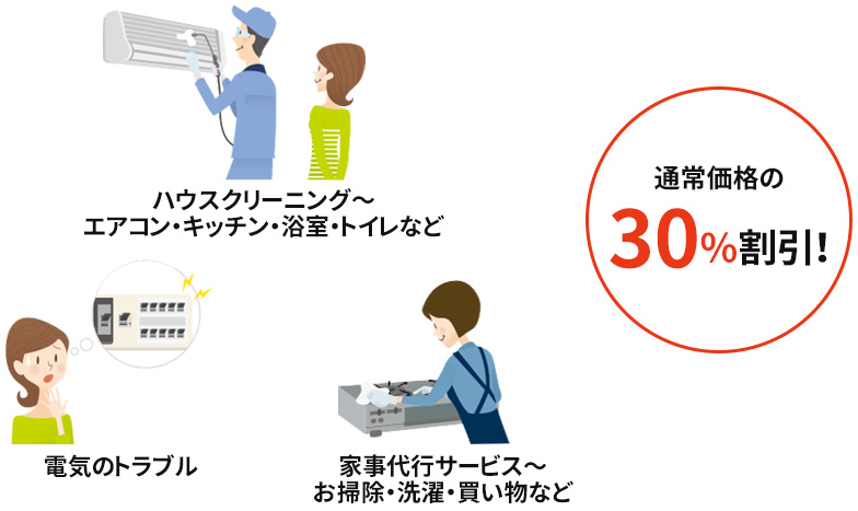通常価格の30%割引!